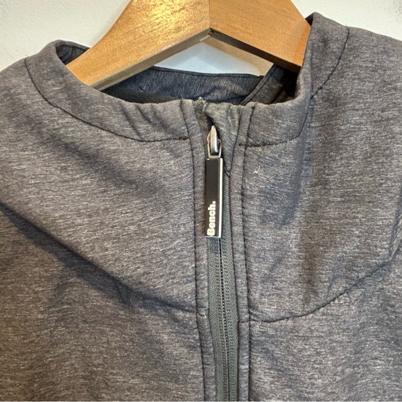 Bench Women's Everyday Long Waterproof Softshell Hooded Full Zip Jacket Grey - Picture 4 of 6